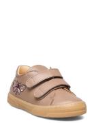 Shoes - Flat - With Velcro Low-top Sneakers Beige ANGULUS