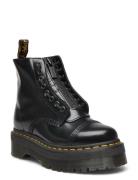 Sinclair Fl Black Buttero Snøresko Flade Black Dr. Martens