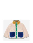 Baby Color Block Sheepskin Jacket Outerwear Fleece Outerwear Fleece Ja...