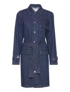 Heavy Denim Jeiru Coat Dresses Shirt Dresses Blue Mads Nørgaard