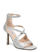 Reclaimed-J Sandal Sandal Med Hæl Silver Steve Madden