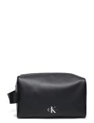 Monogram Soft Washbag Toilettaske Black Calvin Klein