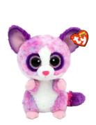 Becca - Pink Bush Baby Reg Toys Soft Toys Stuffed Animals Multi/patter...