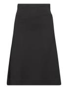 Pannieiw Skirt Knælang Nederdel Black InWear