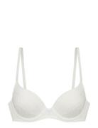 Mikayla Demi Lingerie Bras & Tops Push Up Bras White Dorina