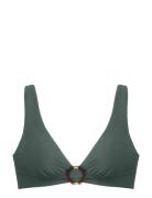 Elmina Bikini Top Swimwear Bikinis Bikini Tops Triangle Bikinitops Gre...