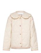 Hailey Outerwear Jackets & Coats Quilted Jackets Cream Molo