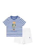 Polo Bear Cotton Tee & Mesh Short Set Sets Sets With Short-sleeved T-s...