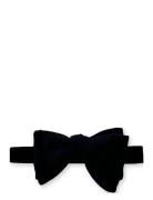 Velvet Bow Tie Butterfly Black Portia 1924