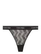 String Thong G-streng Undertøj Black Calvin Klein
