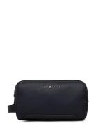 Th Ess Corp Washbag Toilettaske Blue Tommy Hilfiger