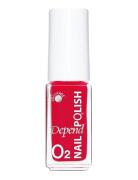 Minilack Oxygen Färg A732 Neglelak Makeup Red Depend Cosmetic