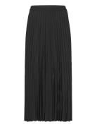 Slfalice-Alexis Mw Midi Plisse Skirt Knælang Nederdel Black Selected F...