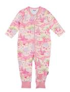 Cloud Castle Pyjamas Pyjamas Sie Jumpsuit Pink Martinex