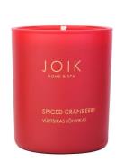 Joik Home & Spa Spiced Cranberry Scented Candle 150 G Duftlys Nude JOI...