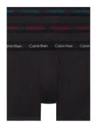 Boxer Brief 3Pk Boxershorts Black Calvin Klein