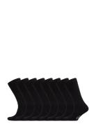 Socks 8-P Underwear Socks Regular Socks Black TOPECO