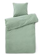 St Bed Linen 140X220/60X63 Cm Home Textiles Bedtextiles Bed Sets Green...