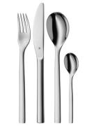 Nuova 4 Dele Blankt Bestiksæt Home Tableware Cutlery Cutlery Set Silve...