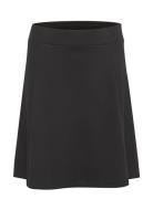Kajolen Jersey Skirt Kort Nederdel Black Kaffe
