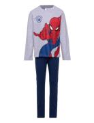 Long Pyjama Pyjamassæt Blue Spider-man