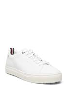 Premium Cupsole Grained Lth Low-top Sneakers White Tommy Hilfiger