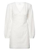 Vimalina L/S Short Dress/Ka Kort Kjole White Vila