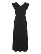 Bymmjoella Frill Dress 2 - Knælang Kjole Black B.young