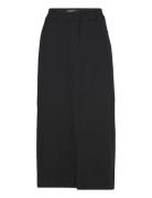 Cmtailor-Skirt Knælang Nederdel Black Copenhagen Muse