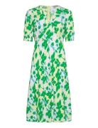 Dvf Jemma Dress Knælang Kjole Green Diane Von Furstenberg