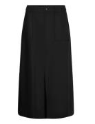 Lucy Skirt Lang Nederdel Black MAUD
