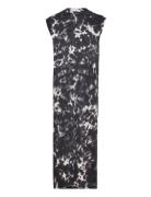 Dress Pacific Jersey Lips Knælang Kjole Black ROSEANNA