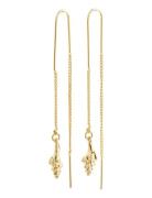 Sea Recycled Chain Earrings Ørestickere Smykker Gold Pilgrim