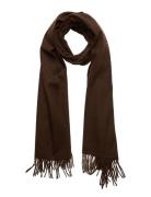 Wool Woven Scarf Accessories Scarves Winter Scarves Brown GANT