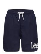 Wobbly Graphic Swimshort Badeshorts Navy Lee Jeans
