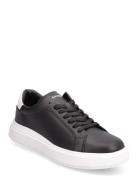 Low Top Lace Up Lth Low-top Sneakers Black Calvin Klein