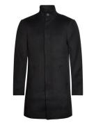 Katbbaustin Coat Uldfrakke Frakke Black Bruuns Bazaar
