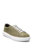 Biagary Sneaker Suede Low-top Sneakers Khaki Green Bianco