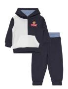 Levi's ® Colorblocked Zip Hoodie And Joggers Set Sets Sweatsuits Blue ...