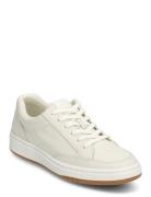 Hailey Iv Canvas & Nappa Leather Sneaker Low-top Sneakers White Lauren...