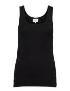 Ambra Tanktop Tops T-shirts & Tops Sleeveless Black Second Female