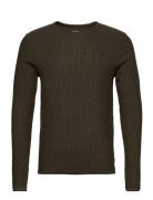 Jprblucarlos Knit Crew Neck Noos Tops Knitwear Round Necks Green Jack ...