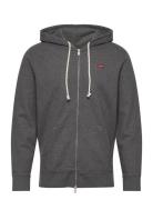 New Original Zip Up Charcoal H Tops Sweatshirts & Hoodies Hoodies Grey...