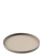 Tray Circle 300X20Mm Home Decoration Decorative Platters Beige Cooee D...