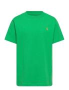 26/1 Jersey-Ss Cn-Tp-Tsh Tops T-Kortærmet Skjorte Green Ralph Lauren K...