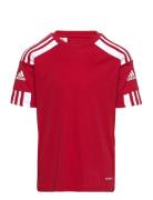 Squadra 21 Jersey Youth Sport T-Kortærmet Skjorte Red Adidas Performan...