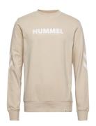 Hmllegacy Sweatshirt Sport Sweatshirts & Hoodies Sweatshirts Cream Hum...