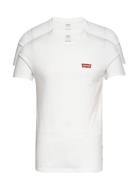 2Pk Crewneck Graphic Bw 2Pack Tops T-Kortærmet Skjorte White LEVI´S Me...