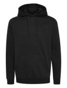 Bhdownton Hood Sweatshirt Tops Sweatshirts & Hoodies Hoodies Black Ble...