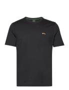 Tee Curved Sport T-Kortærmet Skjorte Black BOSS